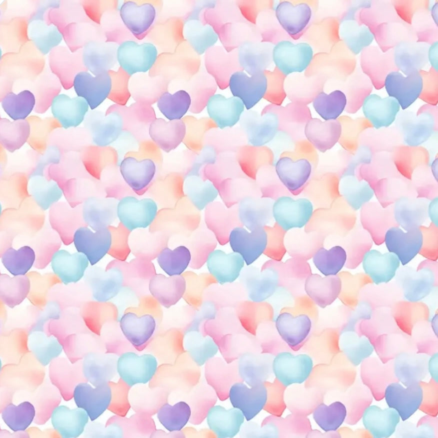 Pastel hearts