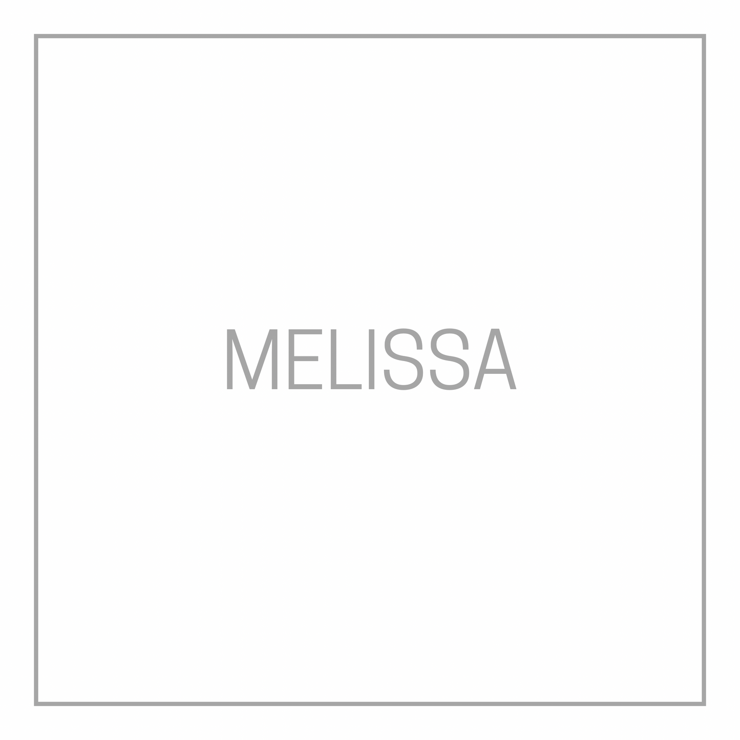 Custom for Melissa