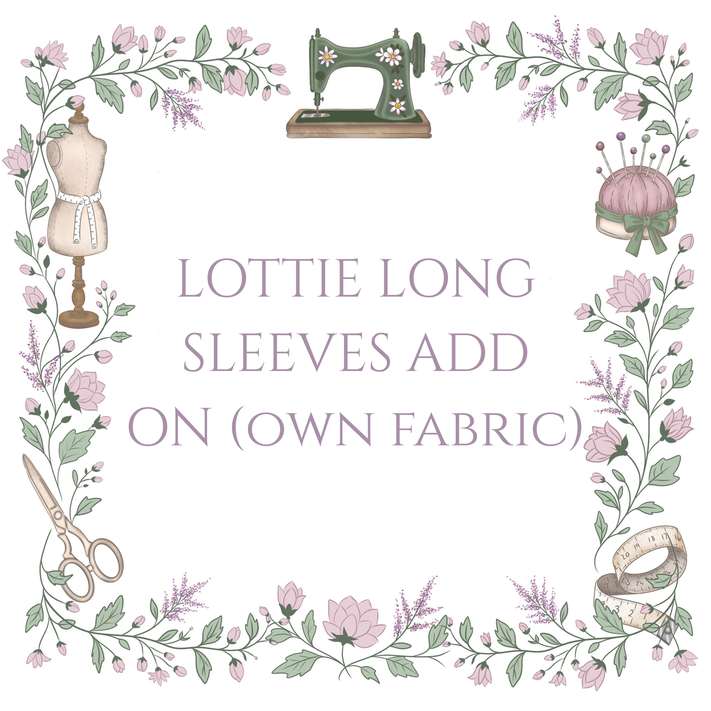 Lottie long sleeves add on