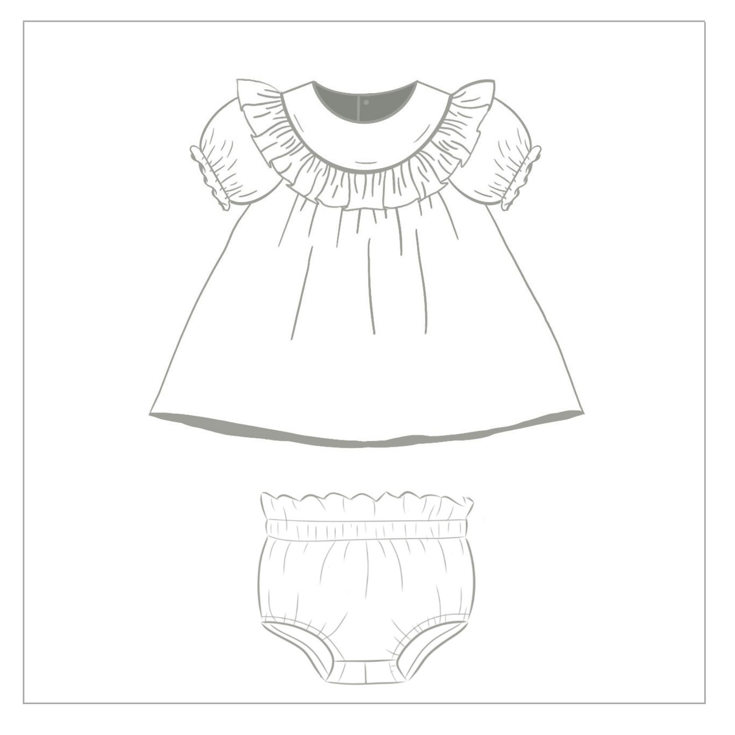 BHS Rora Pinny or Indie Two Piece Slor