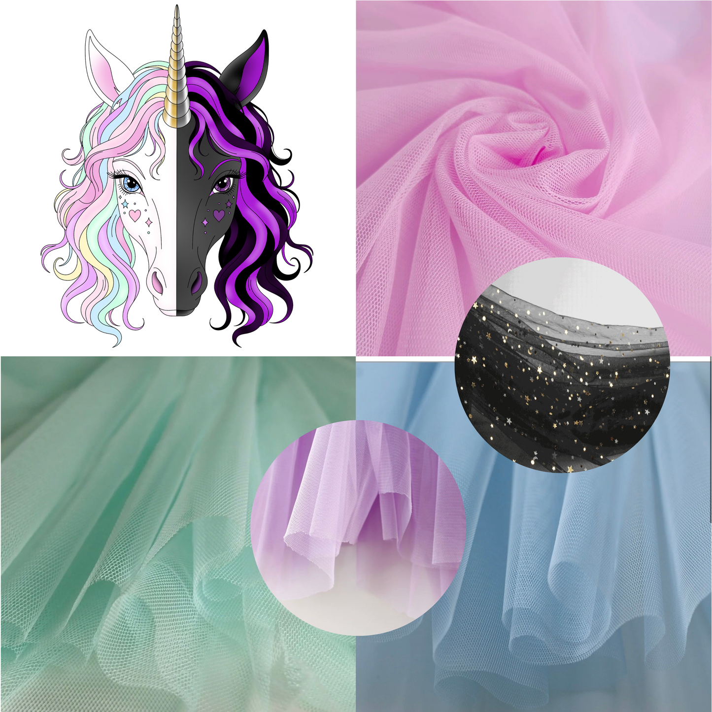 Pastel X Dark Unicorn - Tiegan - DEPOSIT