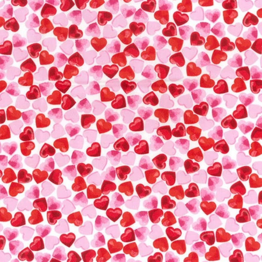 Pink & Red Hearts
