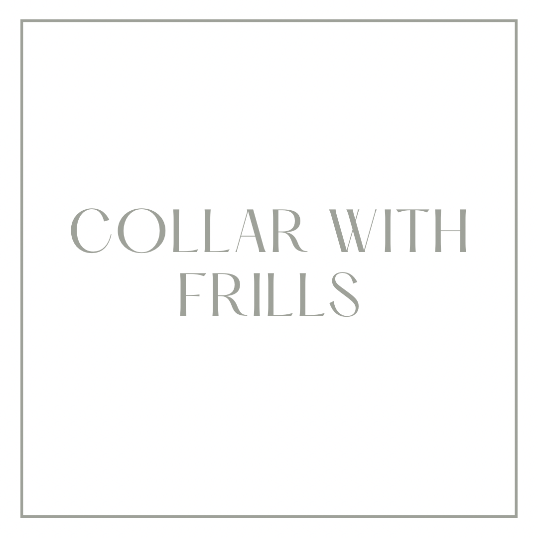 Collar with frills