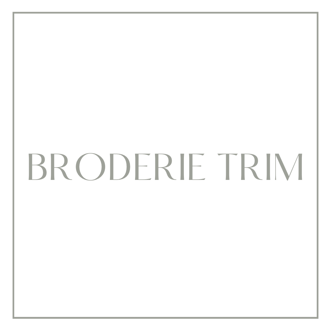 Broderie trim