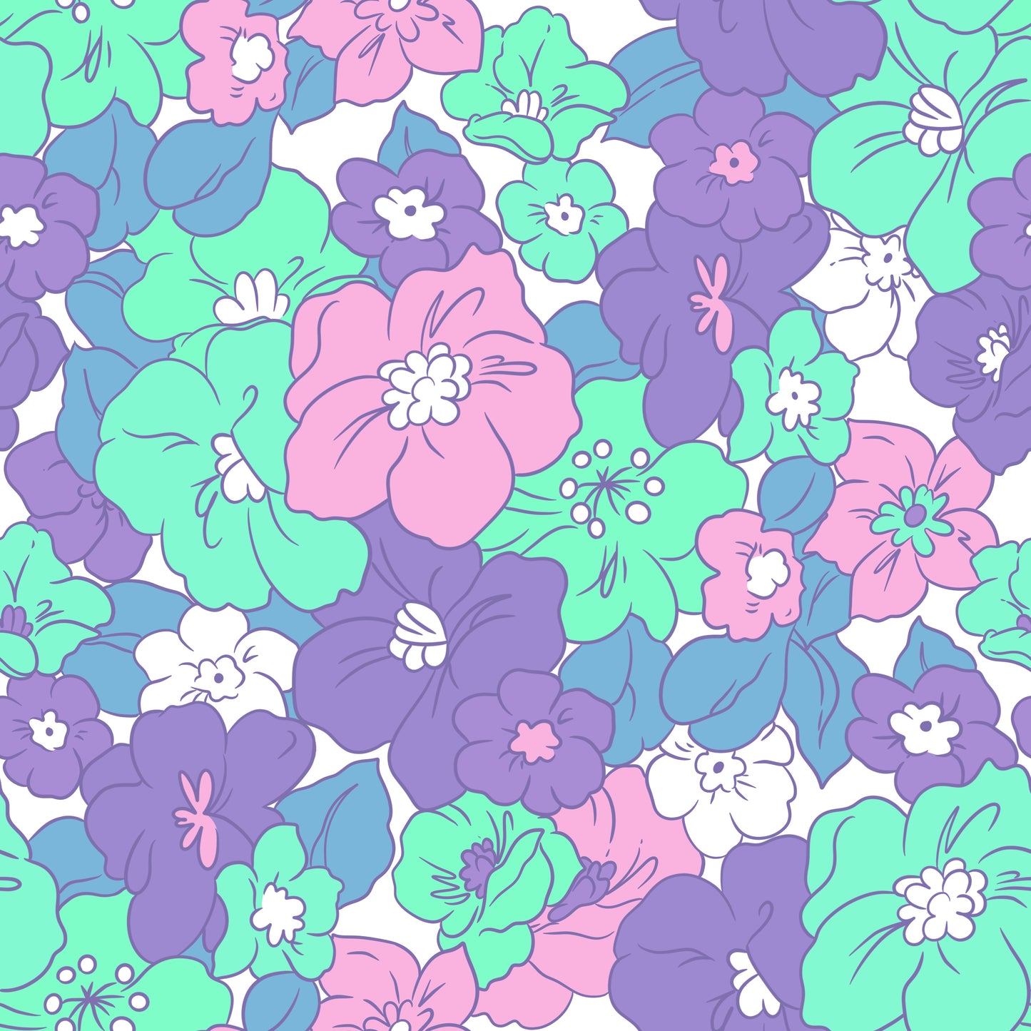 Retro Orchid Breeze