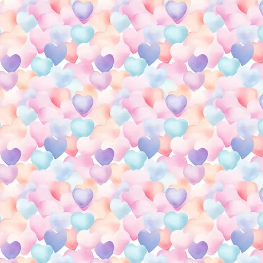 Pastel hearts