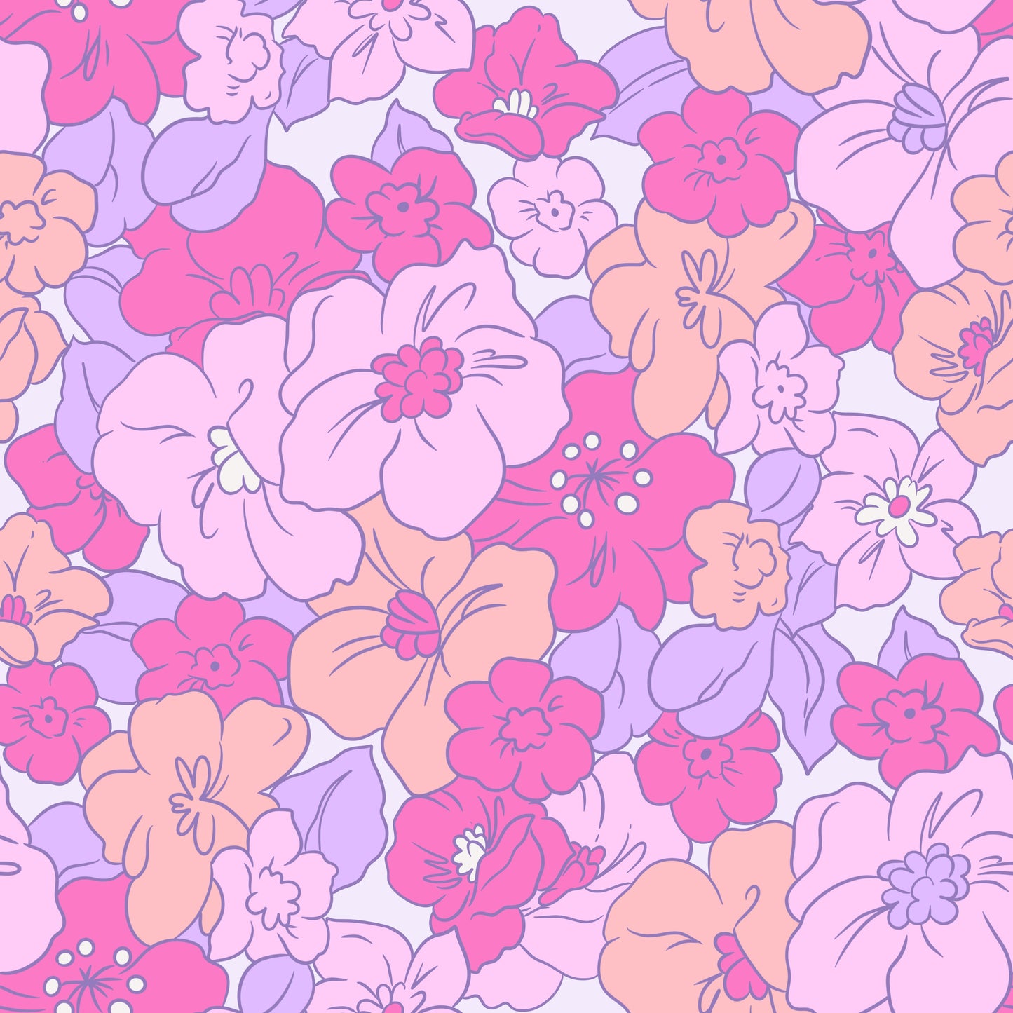 Retro Cherry Blossom