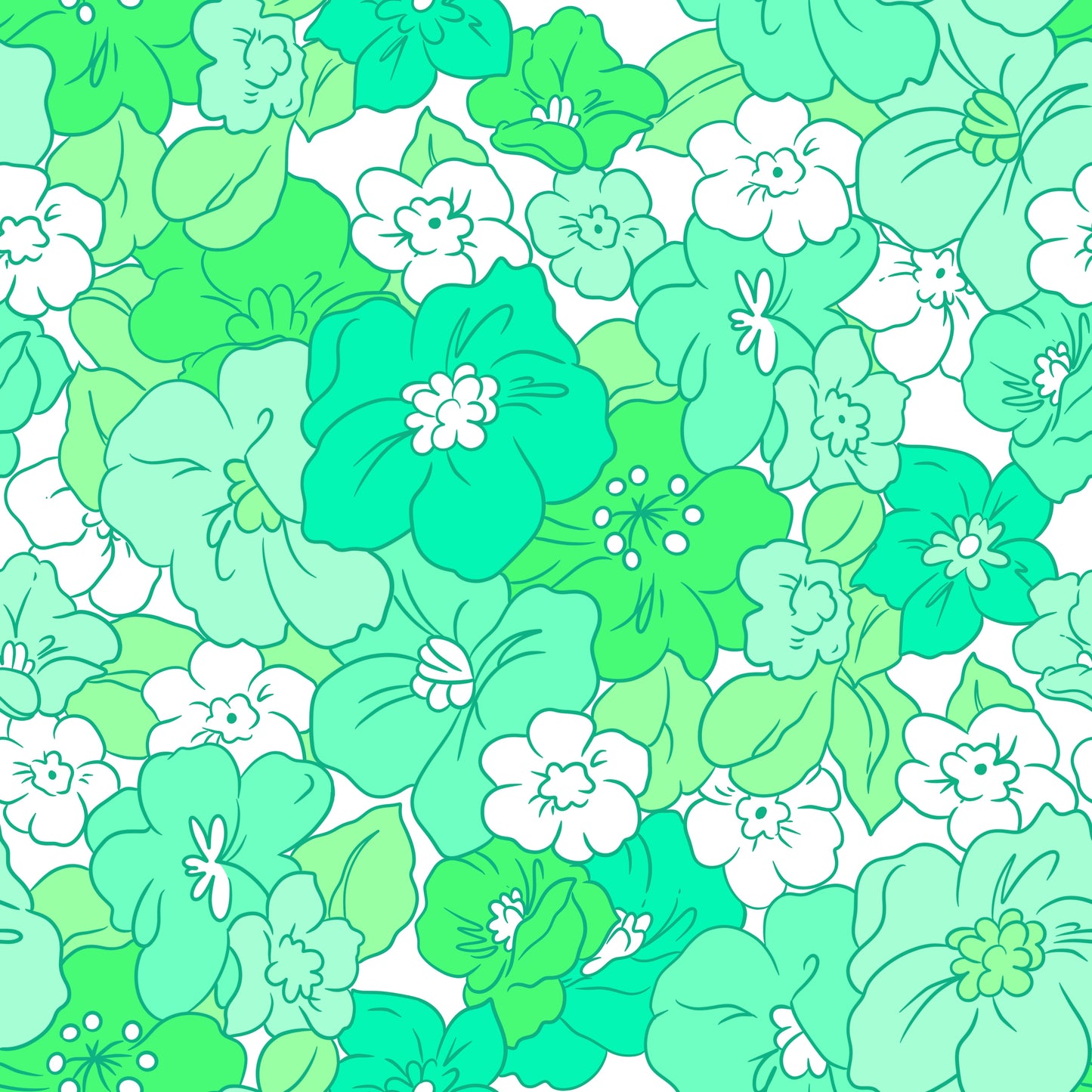 Retro Jade Garden