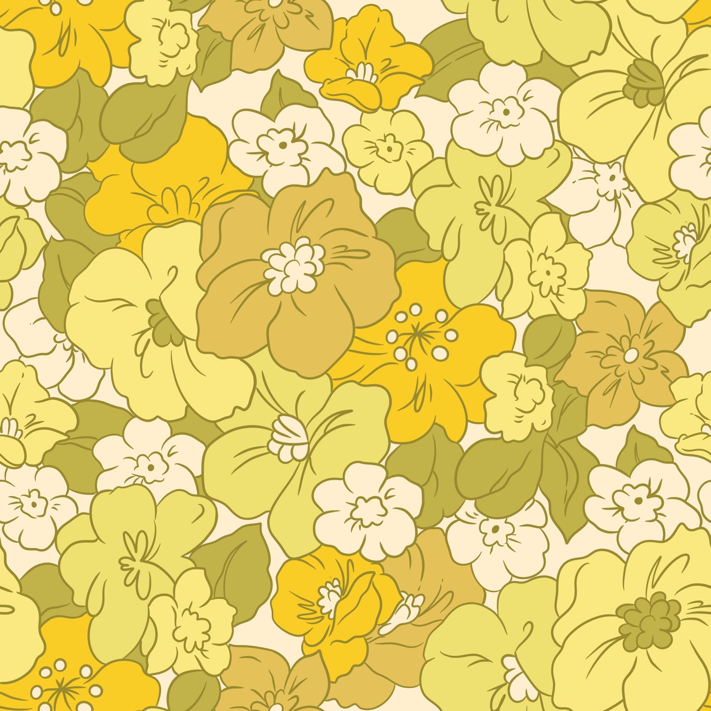 Retro Honey Petals