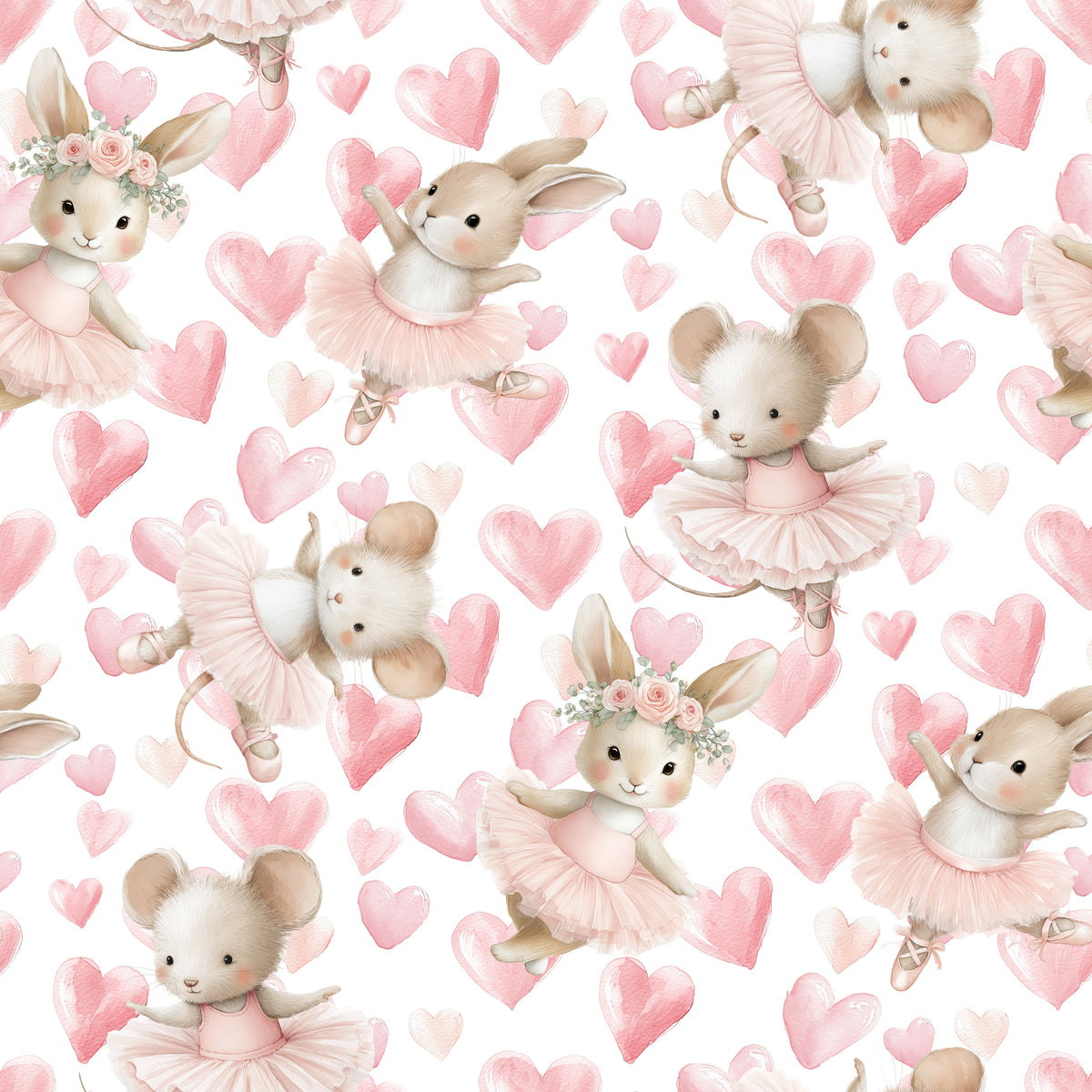 Ballet Mouse & Bunnies