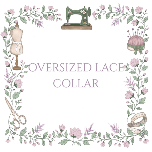 Oversized Lace collar