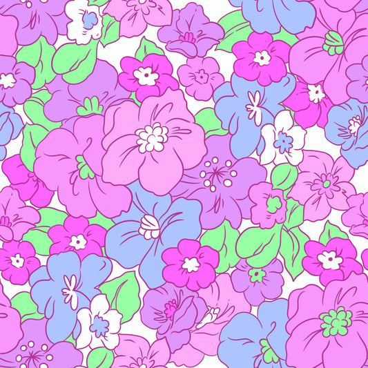 Retro Orchid Oasis
