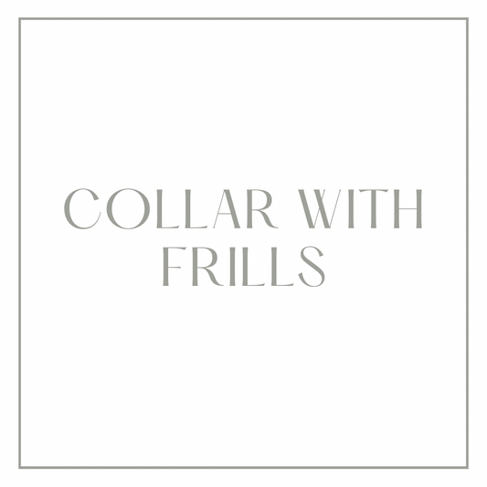 Collar with frills