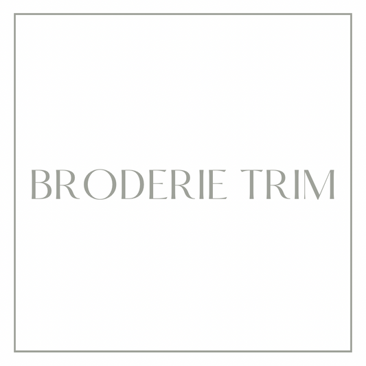 Broderie trim